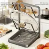Topfdeckelhalter & Löffelablage – Robuster Topfdeckelhalter Produktbild-Vorschau 5