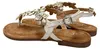MARCO TOZZI Sandalo donna T-strap pelle fiori perle punta Anteprima dell’immagine prodotto 4