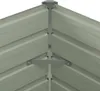vidaXL Lit surélevé Anthracite 100 x 100 x 77 cm Acier Voir les images du produit 8