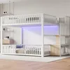 Lit superposé Flieks 140 x 200 cm avec LED, lit enfant Voir les images du produit 2