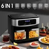 Heteluchtfriteuse met 2 aparte compartimenten van 5,5 liter Productafbeelding-voorbeeld 3