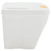 vidaXL Poubelles empilables 3 pcs. Blanc 75 L Polypropylène Voir les images du produit 14