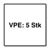 Metabo 5 Vlies-Filterbeutel - 6 l, geeignet für kleine Anteprima dell’immagine prodotto 4