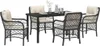 Maison Exclusive - Garten Essgruppe mit Kissen 5 pcs Produktbild-Vorschau 3