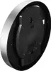 The back of a wall clock is shown, mounted on a wall. Voir les images du produit