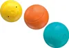 Three colorful balls arranged on a white background. Produktbild-Vorschau