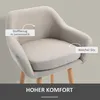 HOMCOM 2er-Set Barhocker, Barstuhl, Bistrohocker, Produktbild-Vorschau 5