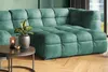 KAWOLA Sofa ROSARIO Ecksofa Velvet petrol Recamiere rechts Produktbild-Vorschau 4