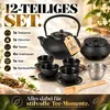 Lumaland Teeservice 12-tlg. Tee Set Gusseiserne Teekanne Produktbild-Vorschau 14