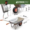 Brouette EcoLoad, galvanisee, cuve 65 L, (demontee) Voir les images du produit 6