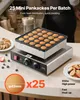 VEVOR mini pancake maker olandese muffin waffle ferro con Anteprima dell’immagine prodotto 2