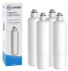 A product shot of refrigerator water filters and their packaging. Produktbild-Vorschau