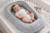 Premium BABYNEST + DECKE + Kissen GRAU Samt Velour/ PUNKTE Produktbild-Vorschau 14
