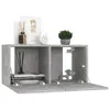 vidaXL TV-Schränke 4 Stk. Betongrau 60x30x30 cm Produktbild-Vorschau 7
