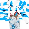 10 sztuk party popperów 40 cm, niebiesko-srebrne, wysokość Podgląd zdjęcia produktu 6