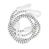 A coiled elastic cord with white plastic hooks. Anteprima dell’immagine prodotto
