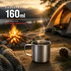 6 Camping Becher Stahl Campingbecher Kaffebecher Espresso Produktbild-Vorschau 5