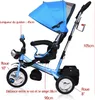 SPIELWERK® Tricycle 4en1 avec barre de poussée bleu 10 à 36 Voir les images du produit 4