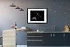 MuchoWow® Gerahmtes Poster Hirsch - Schwarz - Porträt - Produktbild-Vorschau 5