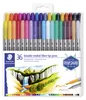 STAEDTLER 3200 Doppelfasermaler Etui mit 36 Farben Produktbild-Vorschau 1