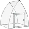 vidaXL Klec pro kuřata stříbrná 100x105x120 cm Pozinkovaná Náhled obrázku produktu 1