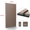 AREBOS Walnuss Akustikpaneele 120x60 – 4er Set Produktbild-Vorschau 11