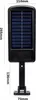 Solární lampa 160 LED Cob zahradní detektor pohybu 3 režimy Náhled obrázku produktu 3
