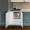 Dřezová kuchyňská baterie s filtrem Glamour, chrom/černá Náhled obrázku produktu 2