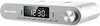 A white and silver TechniSat kitchen radio with a digital display and control knob. Produktbild-Vorschau
