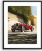 Gerahmtes Poster - Schwarzer Rahmen - Mg Rot Auto - 40x50 Produktbild-Vorschau 1