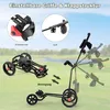 GOPLUS Golftrolley, Faltbarer Golfwagen mit 3 Gummirädern & Produktbild-Vorschau 3