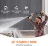 SucceBuy Nettoyeur haute pression à batterie - 580 PSI 1,1 Voir les images du produit 2
