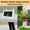 Inteligentní meteostanice s barevným displejem, výstupem Náhled obrázku produktu 3