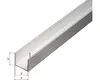 Alberts 474362 Profilo a U, alluminio, naturale, 1000 x 15 Anteprima dell’immagine prodotto 3
