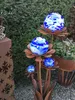 Edelrost Glasblume Blumenzauber, 120 cm, blau Produktbild-Vorschau 2