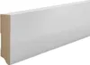 Sockelleiste MDF 19 x 80 Weiß RAL 9016 Foliert Fußleiste Produktbild-Vorschau 4