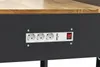 115 cm lange Werkbank mit Holzwerkblatt, hinterer Wand mit Produktbild-Vorschau 16