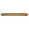 Tischplatte 140x50x2,5 cm Oval Massivholz Mango Produktbild-Vorschau 3