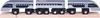 Bigjigs Rail Fast Eurostar E320 + 3 Gleise Produktbild-Vorschau 1