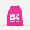 Lustiger Turnbeutel mit Spruch Bin da kann losgehen Produktbild-Vorschau 2