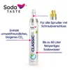 SodaTASTE - Confezione da 2 bombole di CO₂ (ricarica) per Anteprima dell’immagine prodotto 2