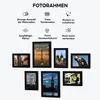 Bilderrahmen, 7er Set schwarzen Fotorahmen, Produktbild-Vorschau 6
