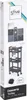 The image shows the packaging of a black serving trolley with wheels. Produktbild-Vorschau