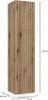BDW, TIGO 1D armoire de salle de bains, chêne Evoke, Voir les images du produit 3
