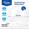 Reparatursatz 2x Dichtung passend wie Bosch 12005744 182mmØ Produktbild-Vorschau 4
