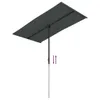 vidaXL Slnečník s hliníkovou tyčou 180x110 cm antracitový Náhľad obrázku produktu 1