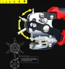 A close-up view of a multi-functional hole punch tool with diagrams and text overlays. Náhled obrázku produktu