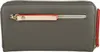 A close-up view of a gray wallet with a red accent and a gold zipper. Anteprima dell’immagine prodotto