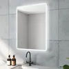 Badspiegel Beleuchtet LED Badezimmerspiegel 60x80cm BORAS Produktbild-Vorschau 1