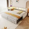 Flieks čalouněná postel 90x200cm s výsuvným lůžkem Náhled obrázku produktu 1